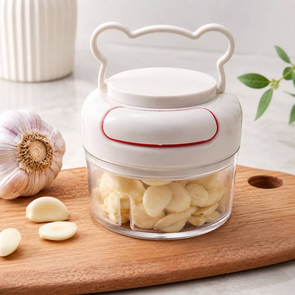 Mini Processador Triturador de Alimentos Alho Cebola Cortador