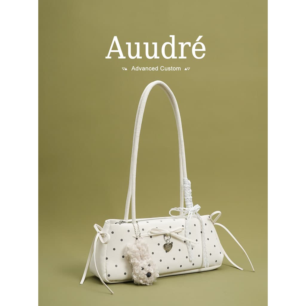 Bolsa bolsa transversal feminino Auudre estilo coreano doce bolinhas de um ombro axilas saco feminino 2026 novo estilo v