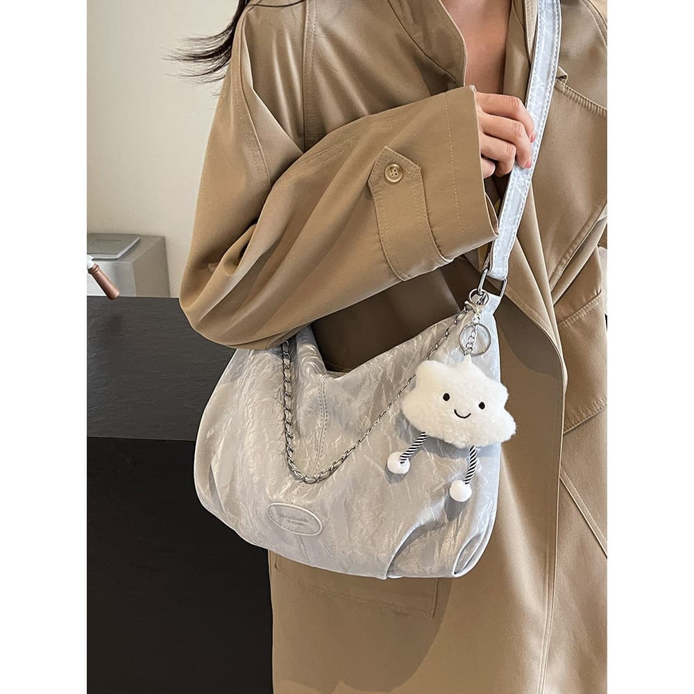 bolsa feminina Bolsa Bolsa de ombro feminina de grande capacidade com sensação de alta qualidade