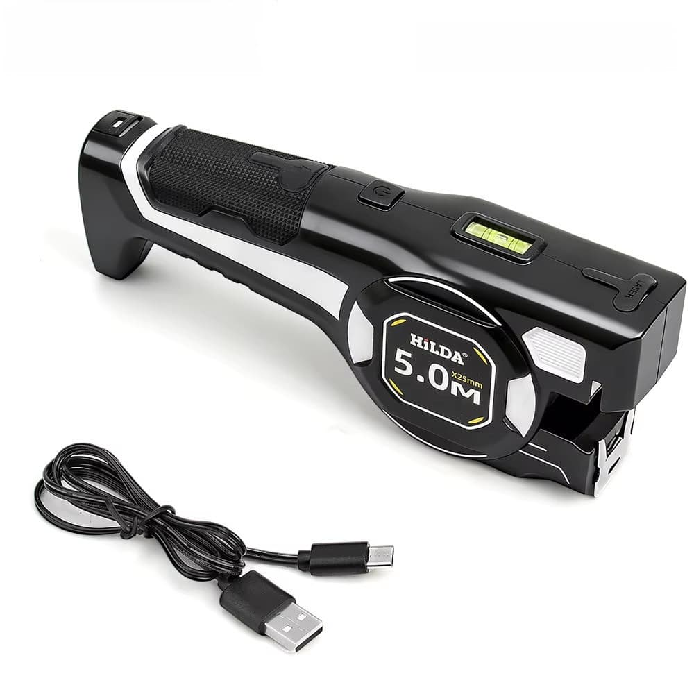 【Fácil de Usar】[2-in-1 Function] Medidor de Distância a Laser/Medidor Portátil/Instrumento de Precisão