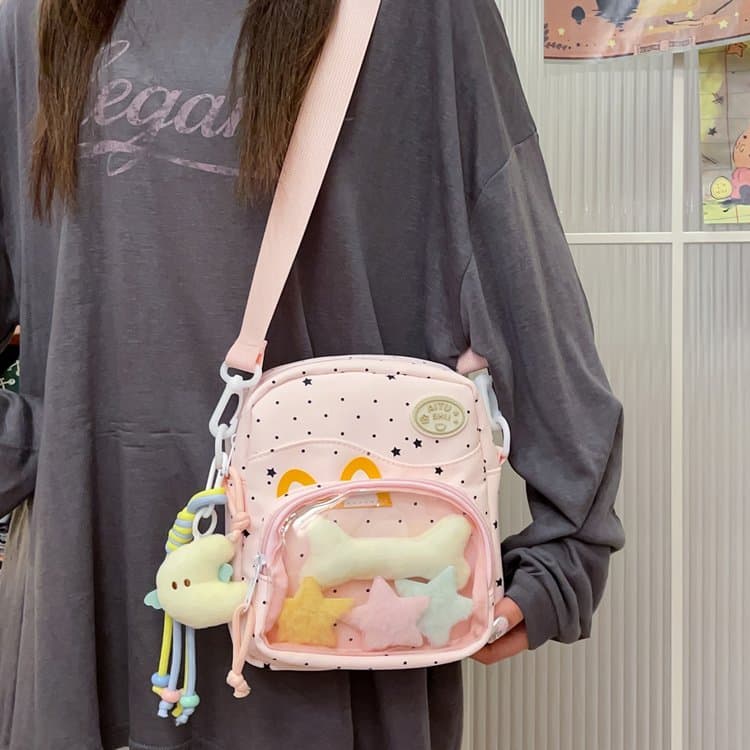 2026 Novo estilo pequeno saco de dor para medição de alimentos bolsa de bebê bolsa de ombro bolsa mensageiro fofa estuda