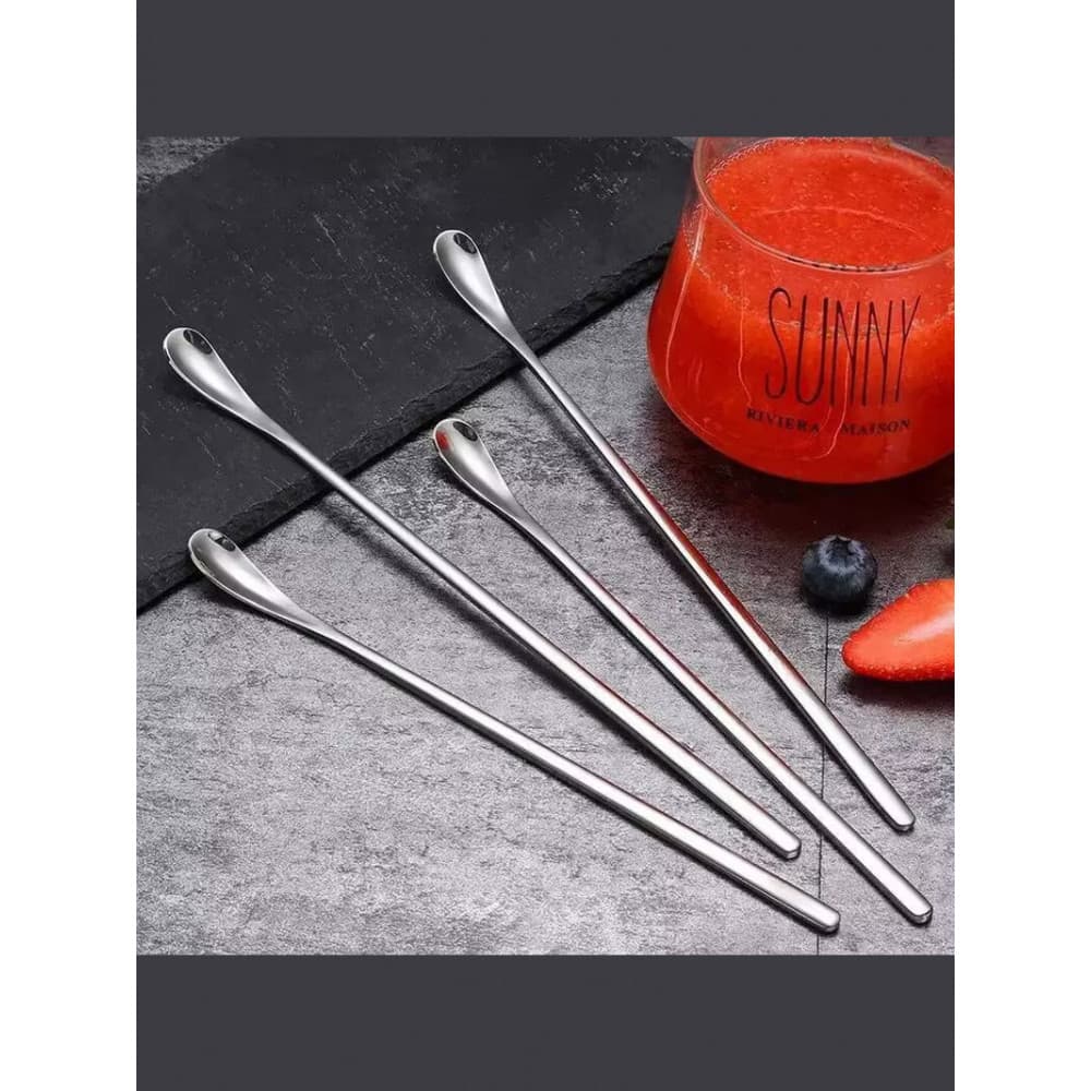 T colher de agitação de alça longa B1p701-vara de agitação café leite chá colher de agitação pequena colher de barra peq