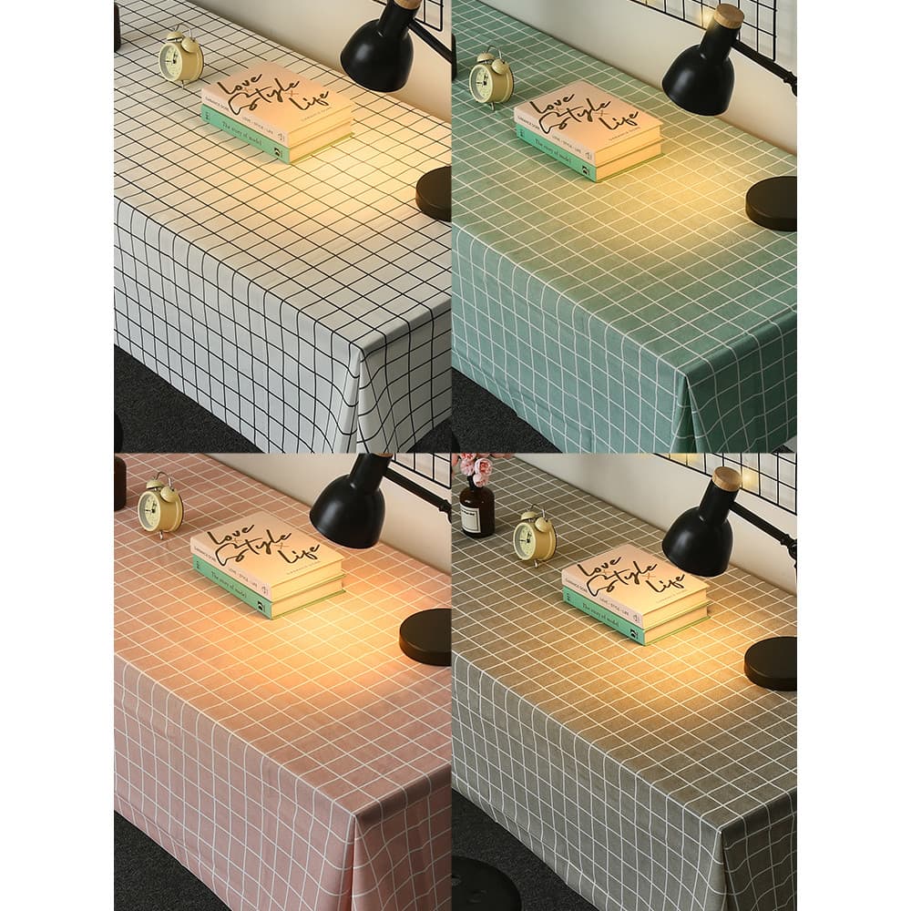 Toalha de mesa tecido impermeável à prova de óleo descartável ins influenciador retangular toalha de mesa mesa de café p