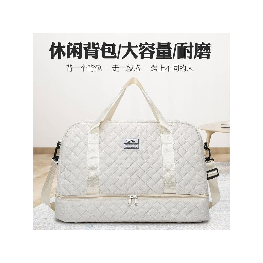 Bolsa de viagem de expansão de curta distância, separação seca e molhada, esportes, portátil, Yoga, academia, grande cap