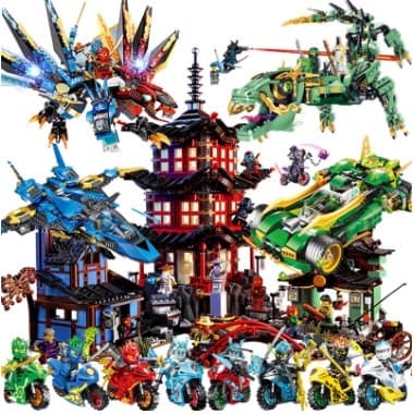 2025 fantasma Ninja blocos de construção inteligência montagem brinquedos menino dragão carruagem crianças ano novo pres