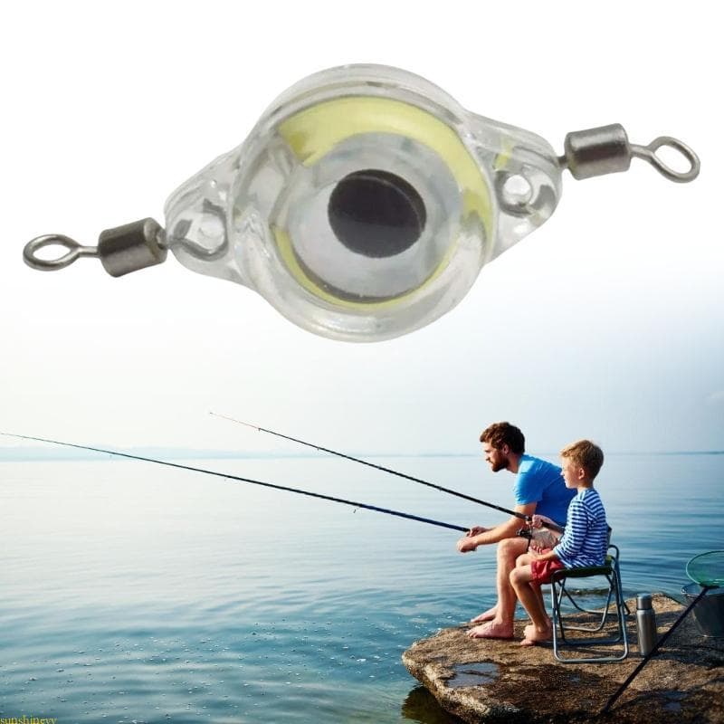 sunshineyy Luz Pisca-Subaquática Gota Profunda LED Para Pesca Lâmpada Iscas Olho Peixe