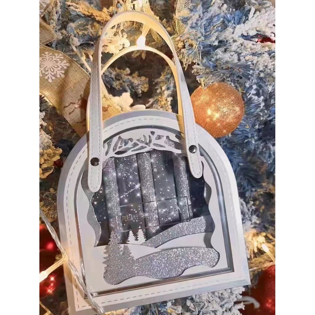 Diário perfeito natal conjunto limitado caixa desejando estrela pequeno Stiletto batom caixa de presente cervos asas pra