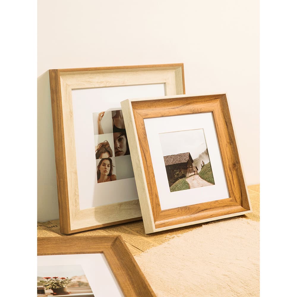 Caligrafia pintura montagem moldura de parede pendurado caligrafia quadrado exterior quadro simples crianças quadrado ca