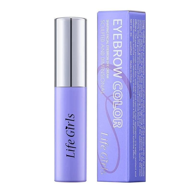 Gel para Modelagem e Coloração de Sobrancelhas 0,14oz, Tintura de Sobrancelhas à Prova d'Água, Maquiagem Facial de Longa