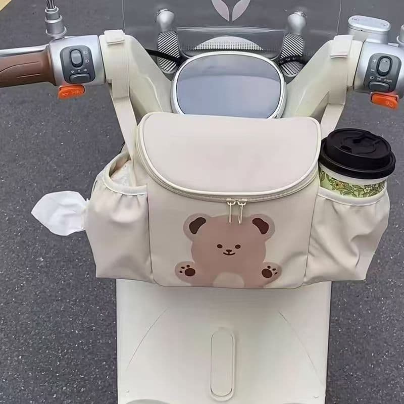 Saco de armazenamento de carro portátil à prova dwaterproof água grande capacidade triciclo armazenamento de veículo elé