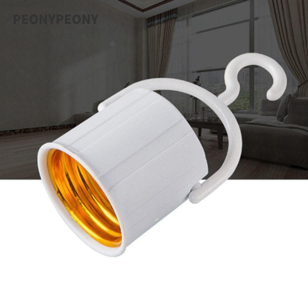 PEONY E27 Gancho Suporte Para Lâmpada Portátil Com Interruptor Liga/Soquete De Emergência