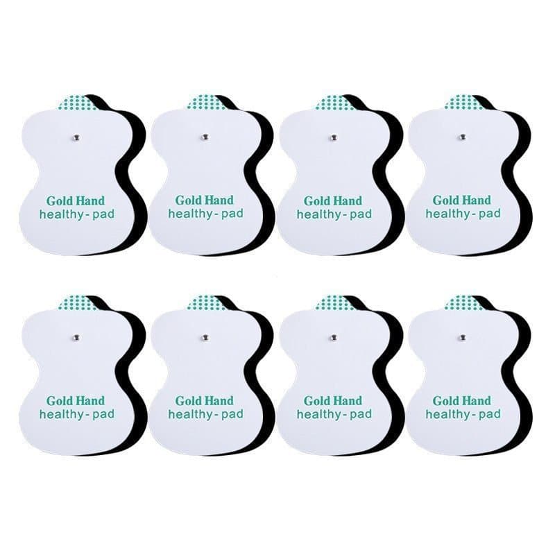 Almofadas de Eletrodo de Gel Condutor para Unidade de Massagem TENS, Patches de Substituição para Acupuntura Corporal, A