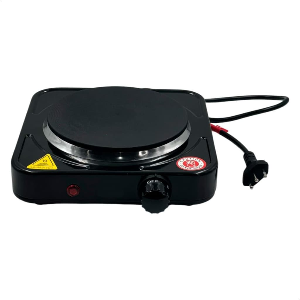 Fogão Elétrico 1 Boca 1000W Portátil Cooktop de Mesa Fogareiro Elétrico para Camping Viagem Kitnet LINKSKY 110V