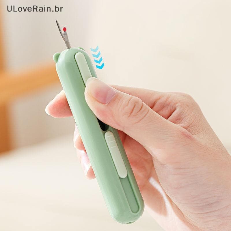ULOVERAIN Agulha Threader Multi-Função Removedor De Linha Cais Doméstico Portátil Guia Ferramenta De Costura Dois Em Um
