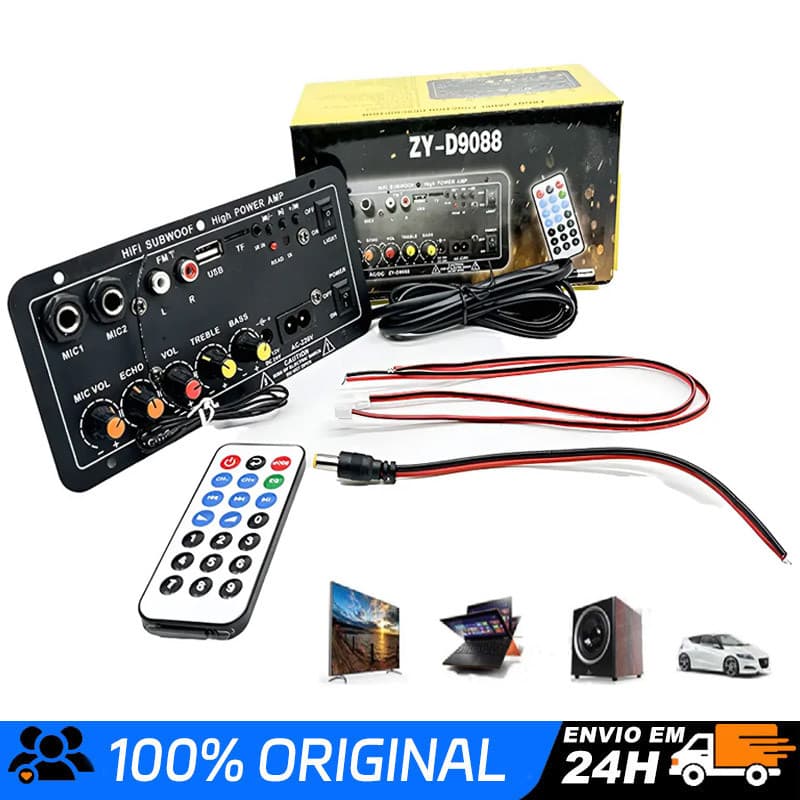 12-220v 80w Placa Amplificadora Bluetooth Para Alto-falante