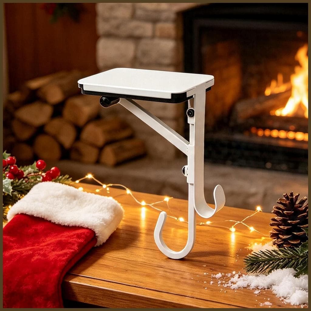 Conjunto De Suporte De Meia Com 3 Cabides De Metal Ajustáveis E Antiderrapantes Resistentes Para Borda De Mesa sentanebr