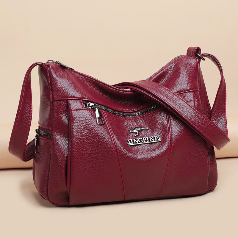 Bolsa feminina, bolsa transversal para senhoras, nova bolsa de ombro, bolsa para mães, grande capacidade, elegante e de