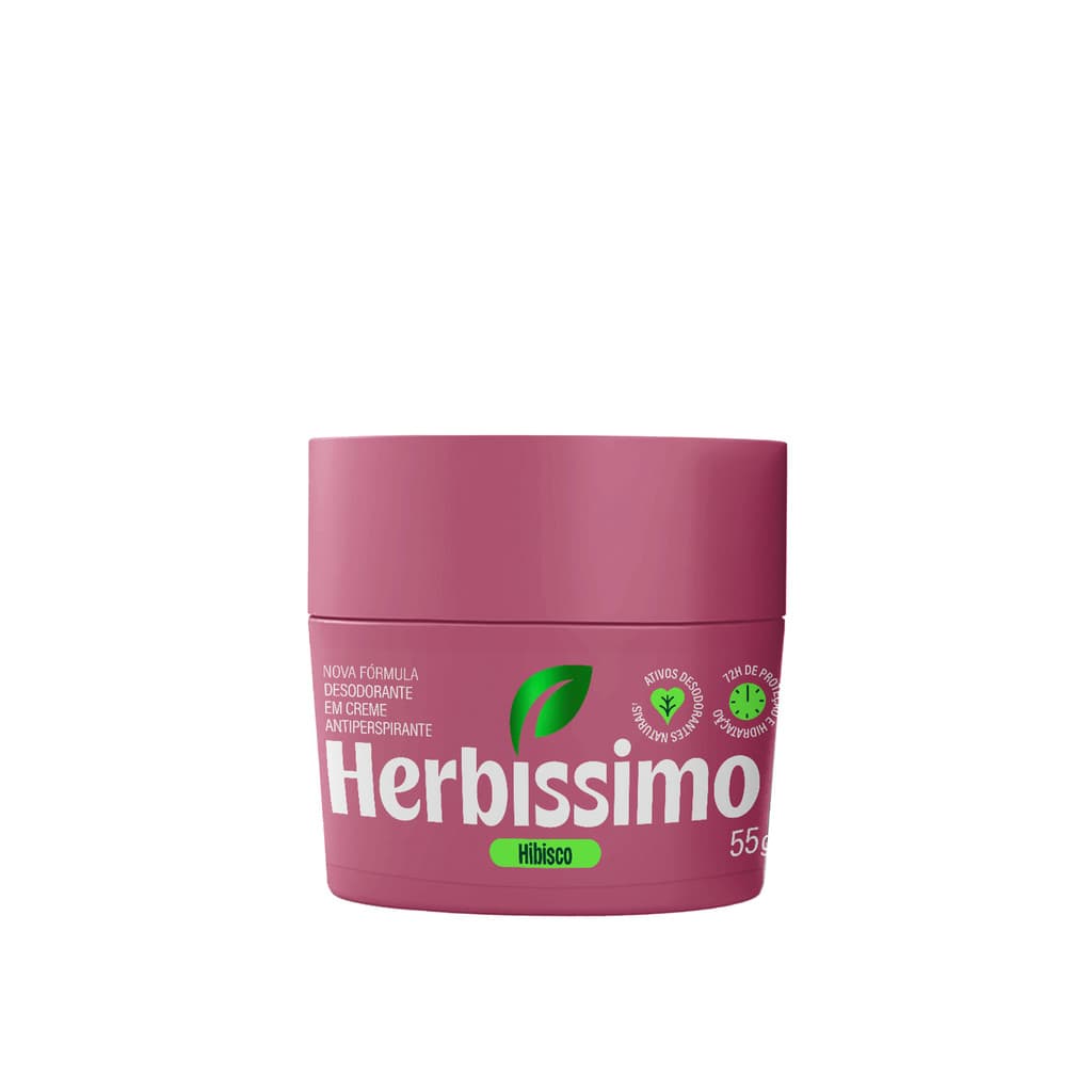 Desodorante Creme Herbissimo Bioprotect Hibisco 55G