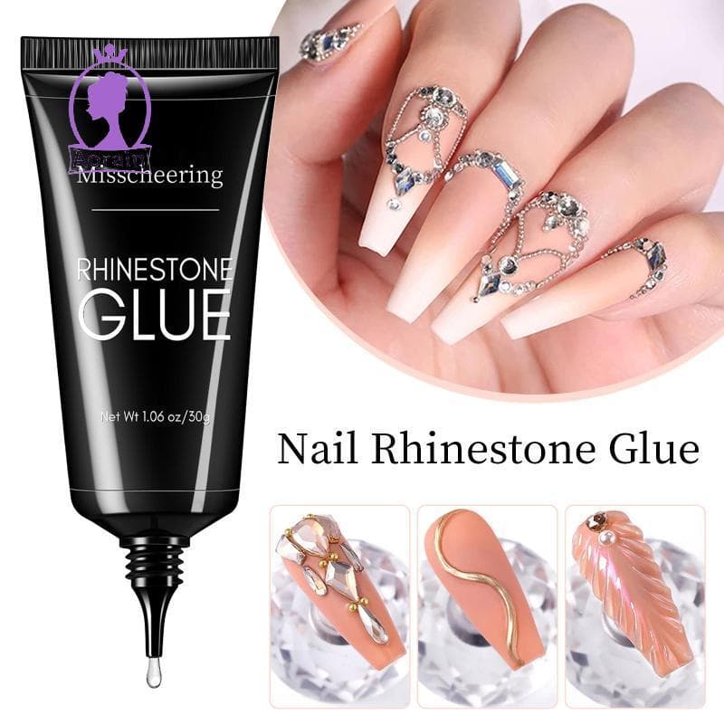 ANTH Prego Strass Cola Gel Para Manicure Unhas 15/30ml Super Forte Adesivo Transparente Arte Do Stiy Jóias Decorações .