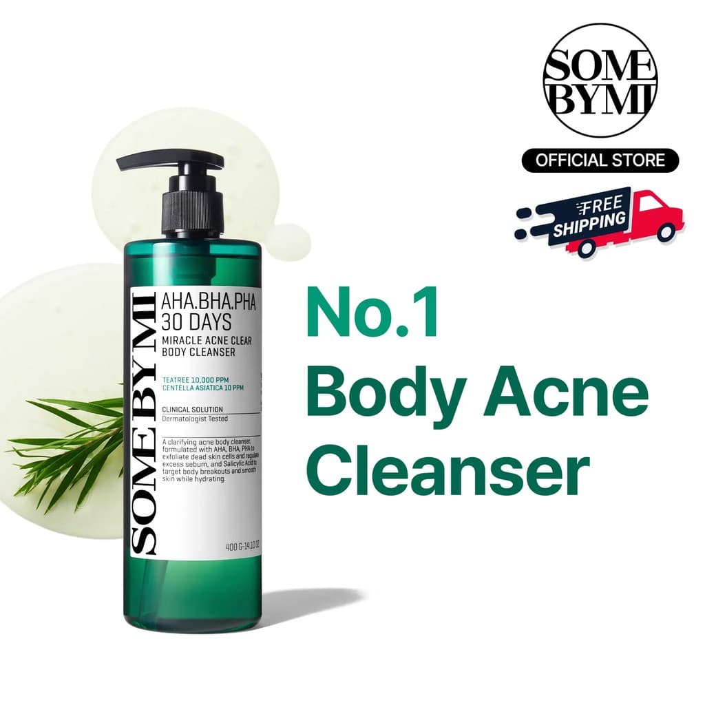AHABHAPHA30DaysMiracleAcneClearBodyCleanser13.5oz-Koreancare-BackAcneTreatment , BodyOdorControl & Gentilesfoliantebodyw
