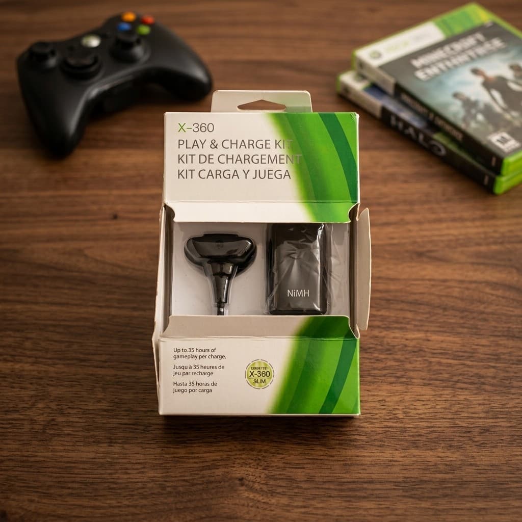 Bateria Recarregável Xbox 360 Cabo Carregador USB 1.5 Metros Para Controle Sem Fio Jogar Carregando