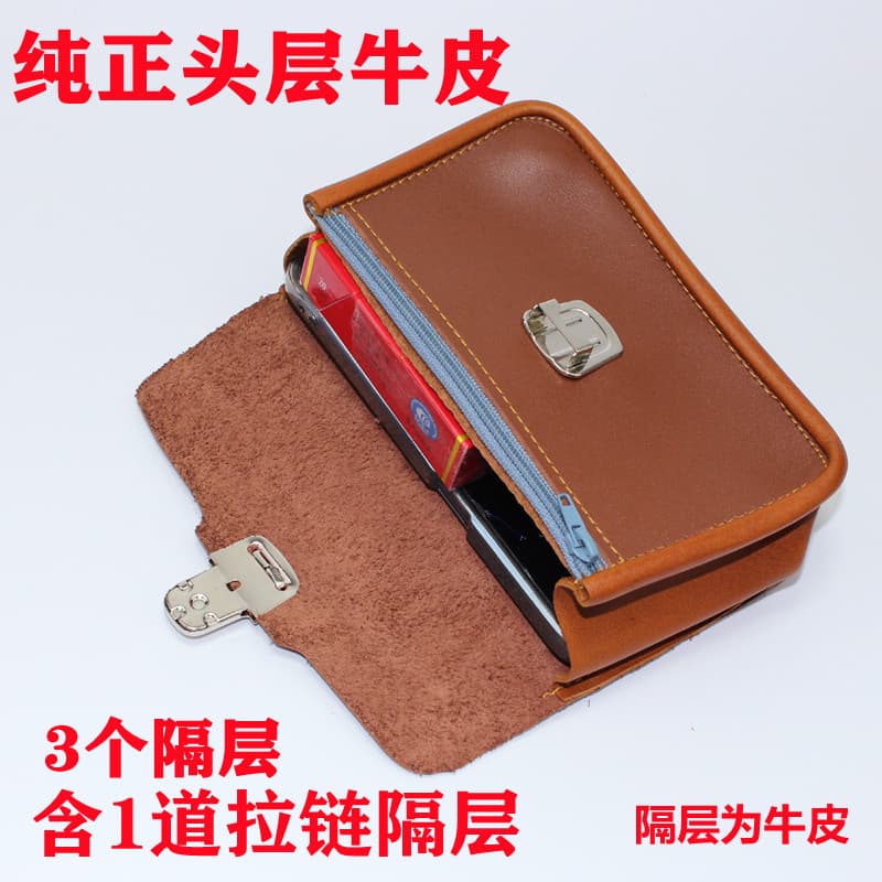 dompet lelaki beg dompet beg dompet lelaki Bolsa para celular carteira primeira camada capa de couro estilo étnico três
