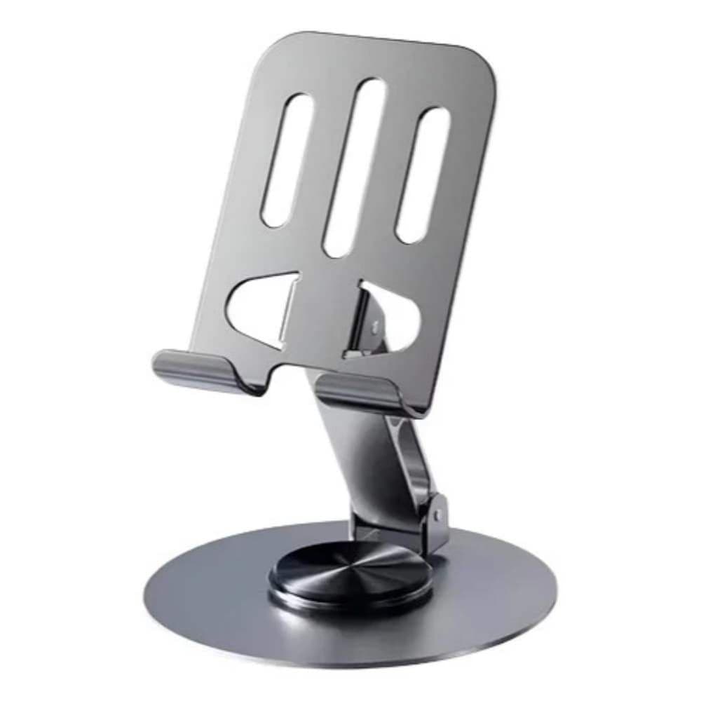 Suporte Portátil Dobrável em Liga Metálica Ajustável para Uso em Mesa e Escritório