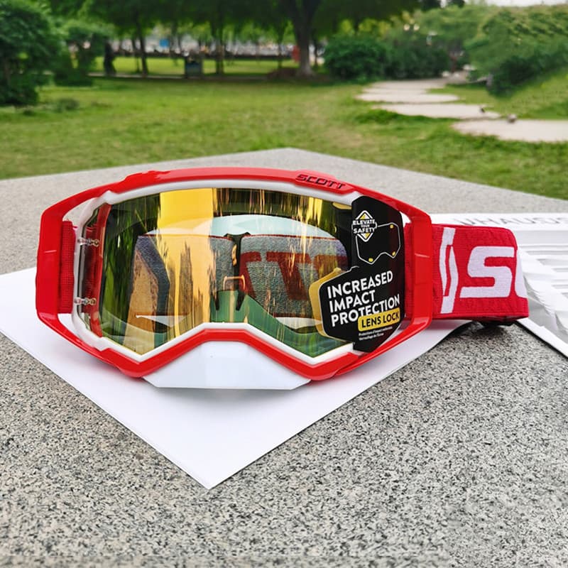 Óculos de Motocross SCOTT UV400, Óculos para Capacete Esportivo, Óculos para Motocicleta, para MTB, ATV, MX, Motocross,