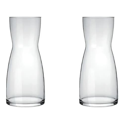 Kit 2 Jarras Decanter Vidro 500ml Nadir Figueredo Água Suco Vinho - Transparente