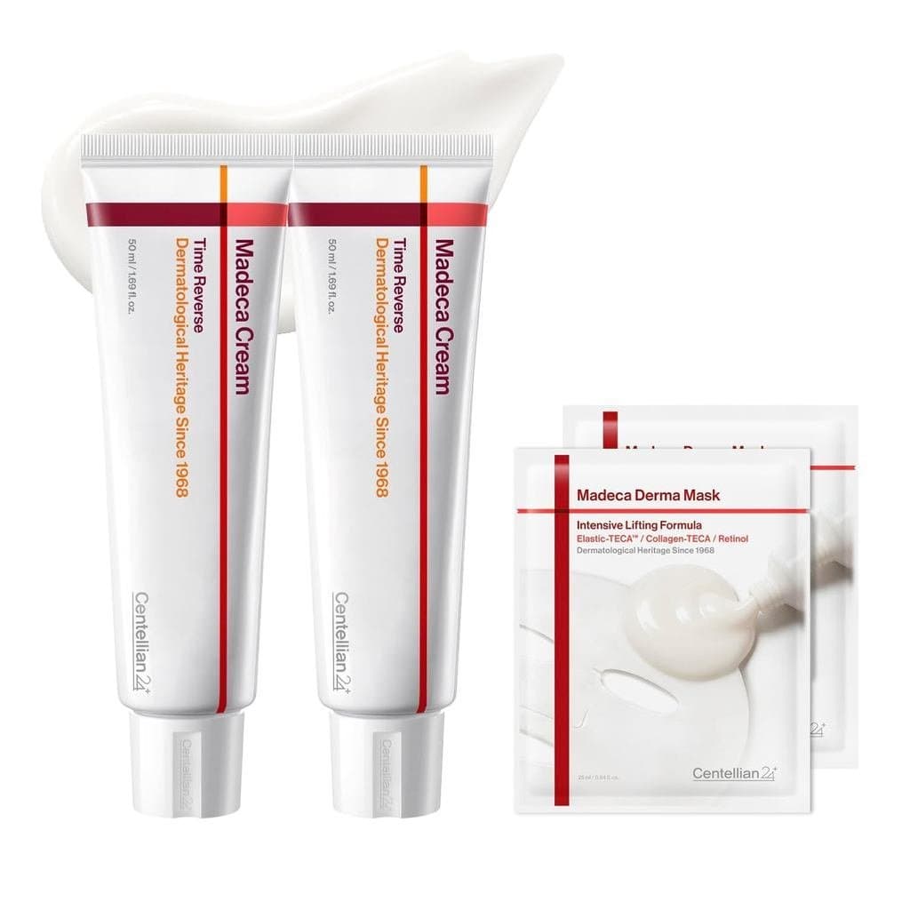 CENTELLIAN 24 Madeca Cream Time Reverse 50ml (2 unidades) + Máscara Intensiva de Lifting (2 unidades) Edição Exclusiva -