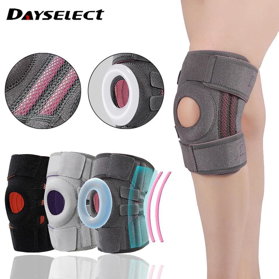 DAYSELECT 1 Peça Ajustável EVA Primavera Corrida Compressão Esportes Vôlei Tênis Joelheira