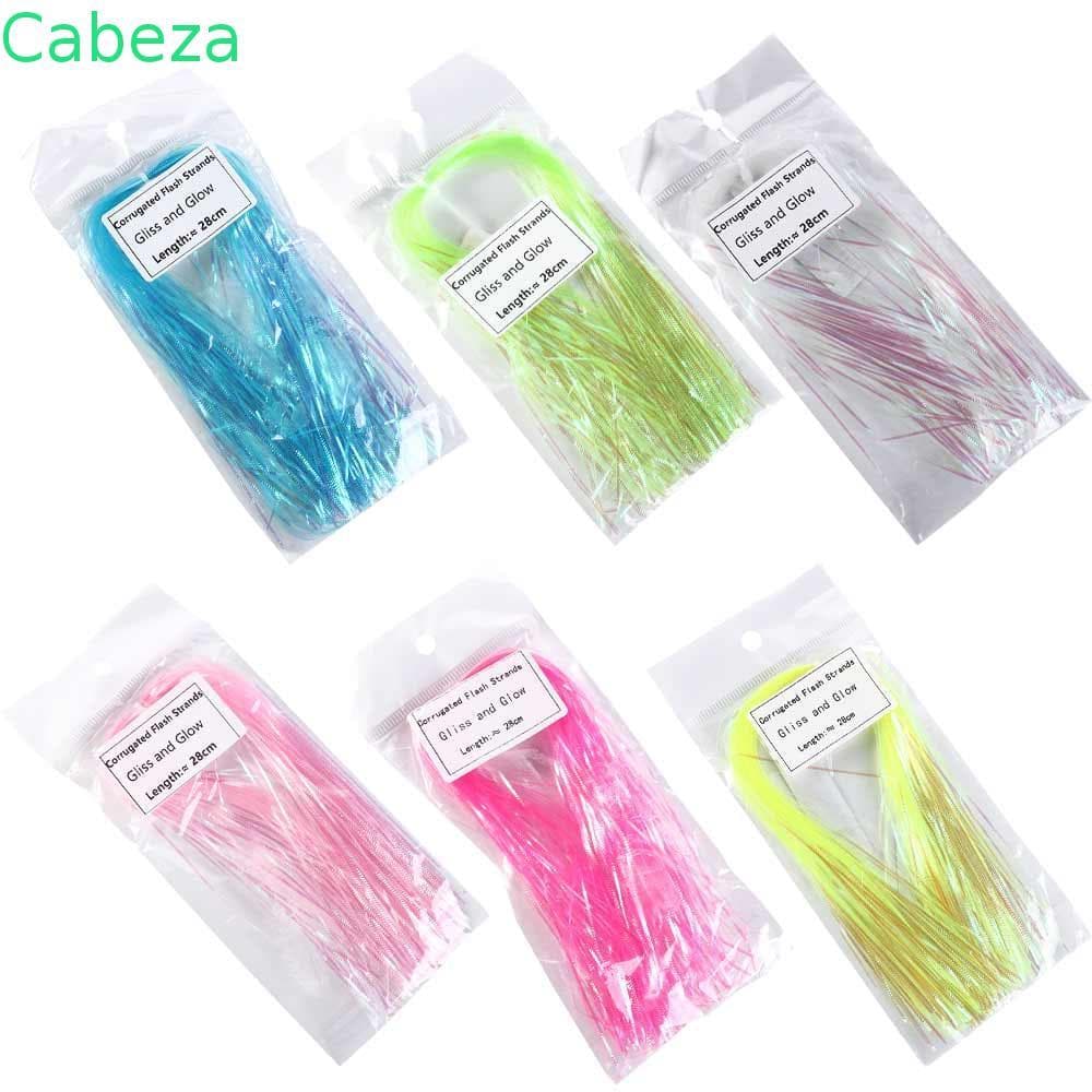 Fios De Flash Ondulados CABEZA1 , Simula Escama De Peixe Amarrando Enfeites , Brilhantes De 1 Mm De Largura