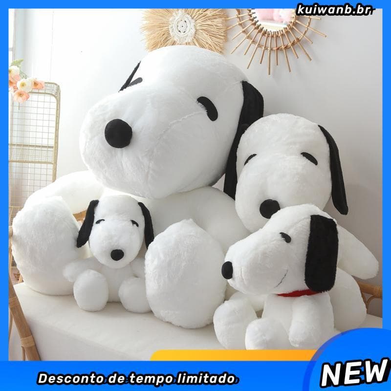 Snoopy Plush Dog , Amigo Sentado , 25 cm , Hipoalergênico