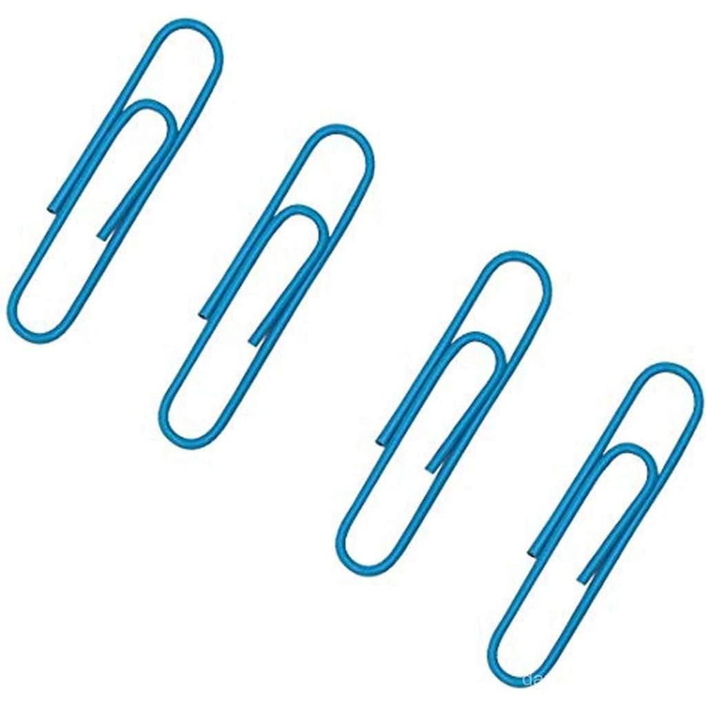 Pacote com 300 Clipes de Papel Pequenos de 33mm (1,3 Polegadas) - Clipes de Papel Coloridos com Revestimento Vinílico pa