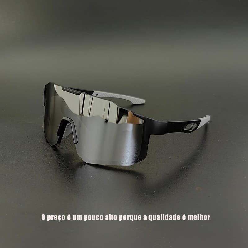 Óculos De Sol Unissex Para Ciclismo Com Lente UV400 Corrida Esportiva Bicicleta De Estrada Ao Ar Livre Ciclista