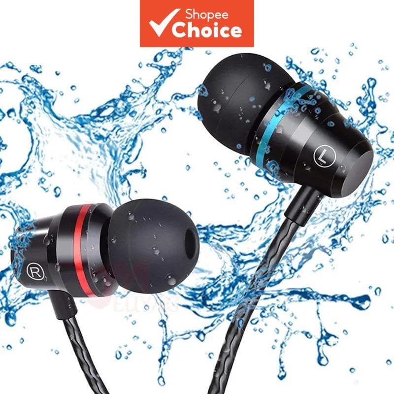 Fones de ouvido com fio, fones de ouvido estéreo esportivos, headsets gamer sem usar as mãos, fones de ouvido com