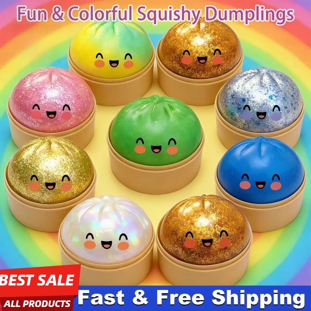 5cm/8.5cm Squeeze Squishy Dumpling Toy 2026-Brinquedo Mochi Super Macio , Alívio Eficaz Do Estresse