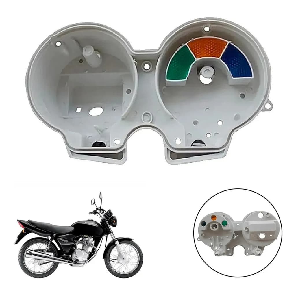 Carcaça Interna Branca Painel Titan 125 00/04 Fan 125 05/13