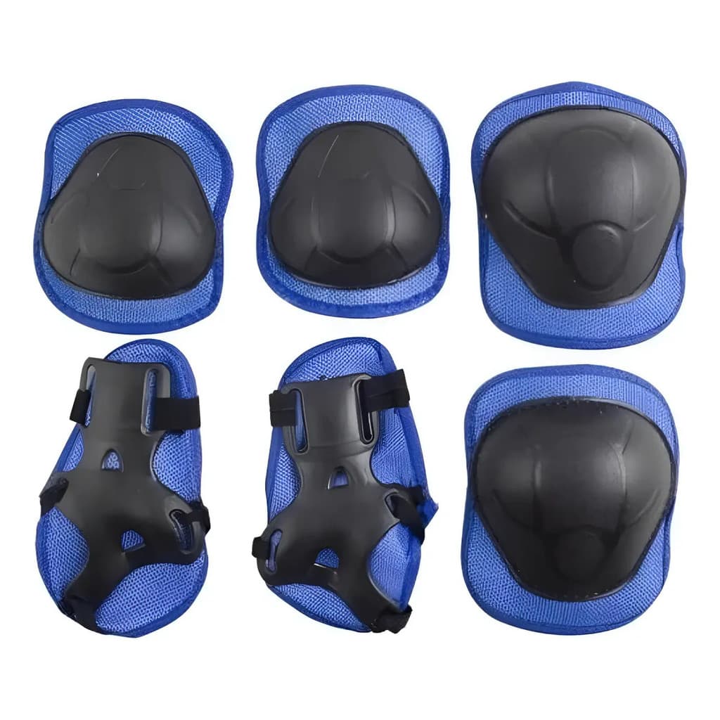 Kit de Proteção Infantil 6 Peças Joelheiras Cotoveleiras