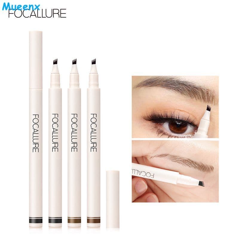 FOCALLURE Tinta para Sobrancelhas de Longa Duração, Cosmético à Prova d'Água, Efeito Tatuagem Natural,