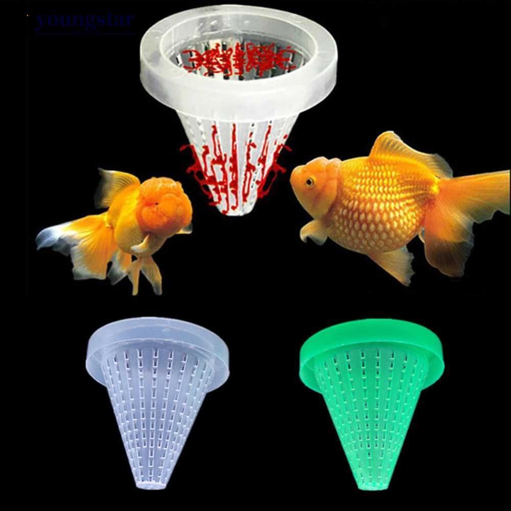 YOUNGSTAR Mini Alimentador Automático De Peixes Cônico Aquário Verme Vermelho Funil Copo Ferramenta Alimentação Alimento
