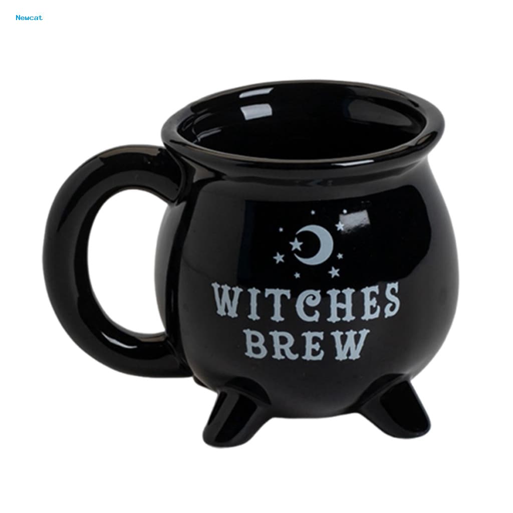 { Newcat } Presentes Exclusivos De Bruxa Para Mulheres , Caneca De Café Assistente , Copo De Cerâmica , Acabamento Fosco
