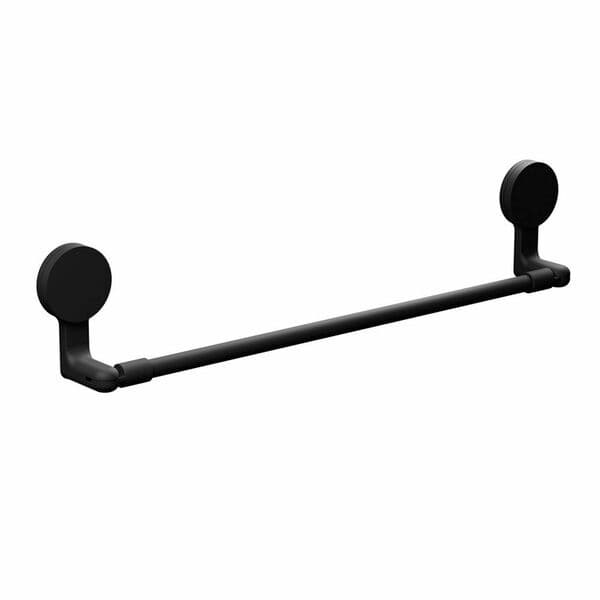 Porta Toalhas com Adesivo Preto Fosco Astra
