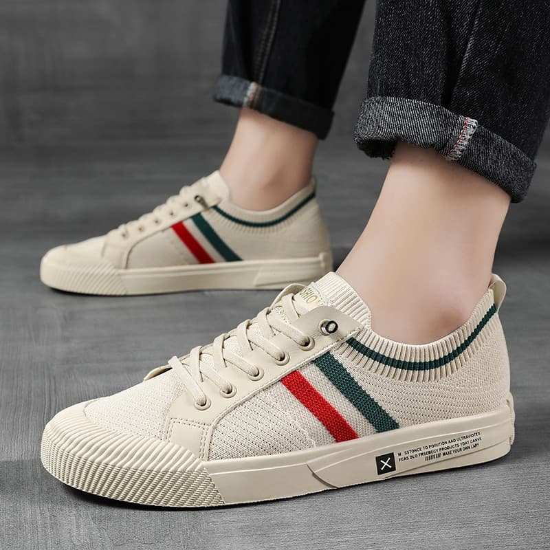 Oferta Especial em Sapatos Masculinos de Moda Primavera com TecidoXJN