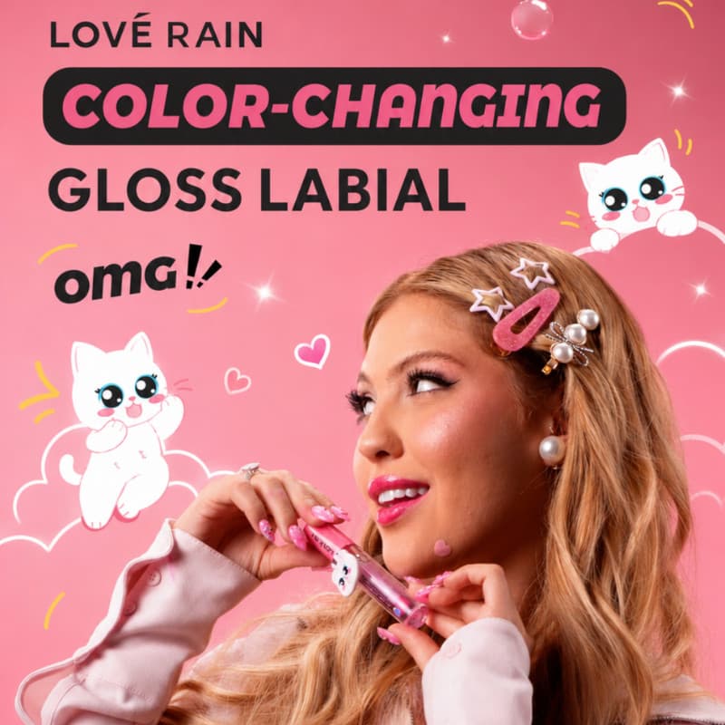 Gloss Labial Com Espelho Frutas OMG! - Lové Rain Cosméticos