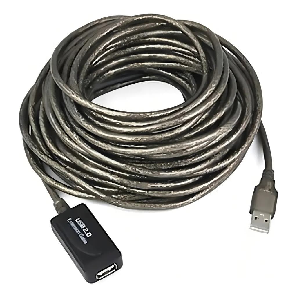 Cabo Extensor Usb Xtrad 5m Preto Ativo Repetidor Xt-2070
