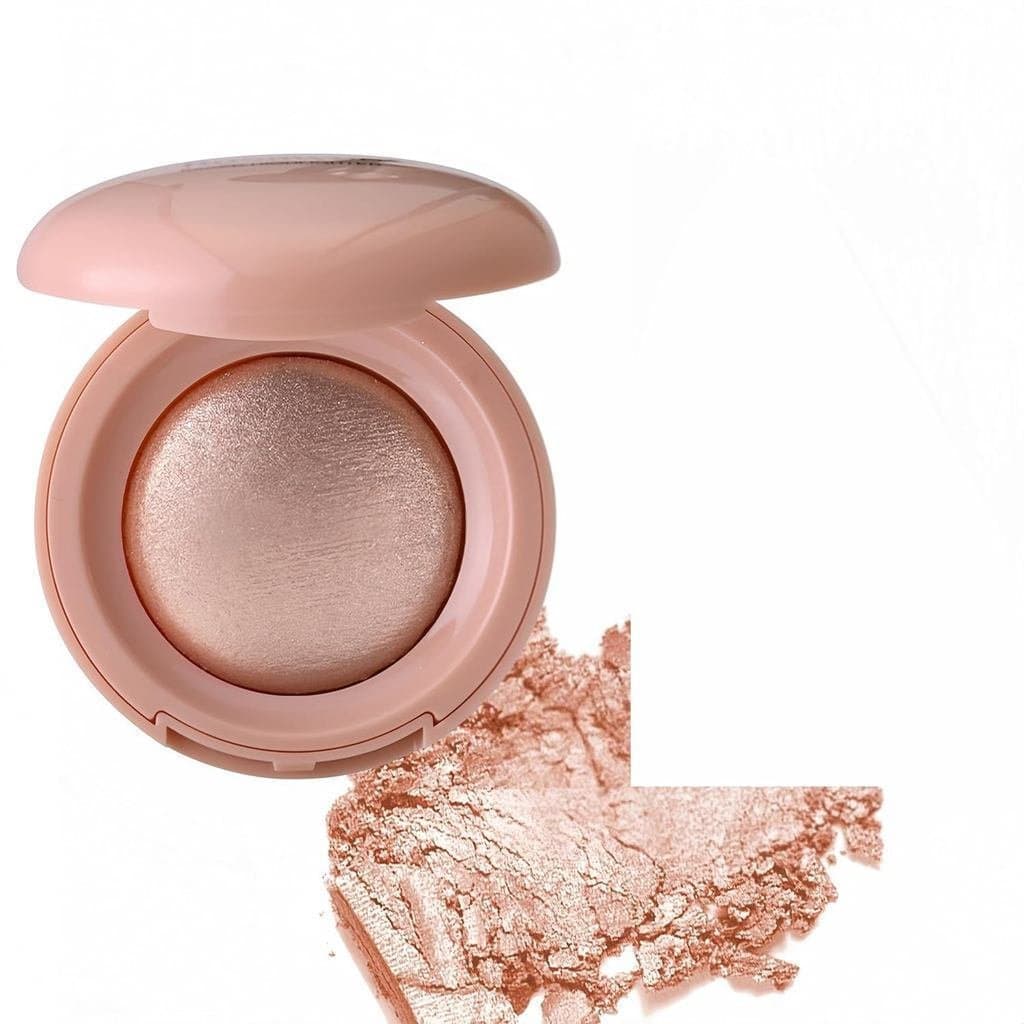 Paleta de iluminadores Maepeorbakedhighlighterbuildablelevelookbakedhighlighter, pó iluminador facial, cria um visual de