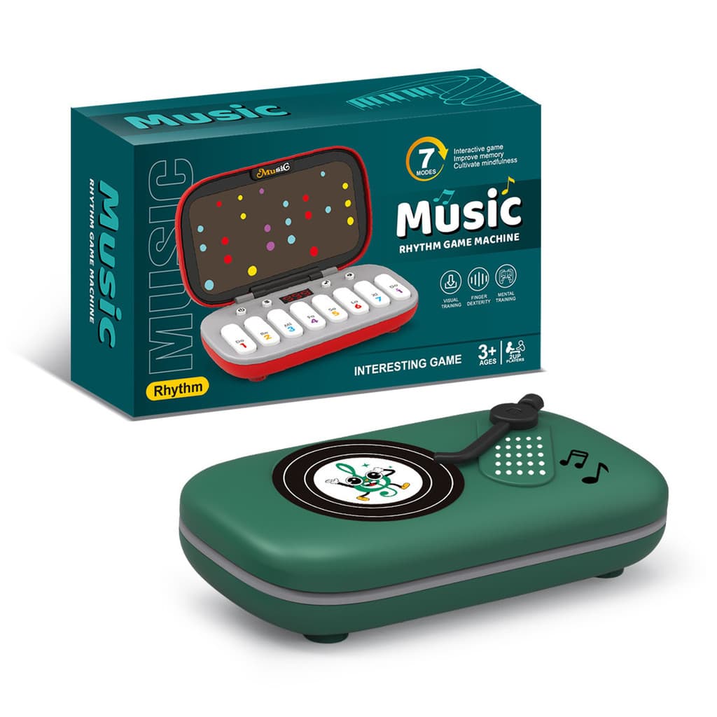 Mini piano eletrônico tocável, piano de bolso multifuncional, console de jogos de ritmo, brinquedo musical.