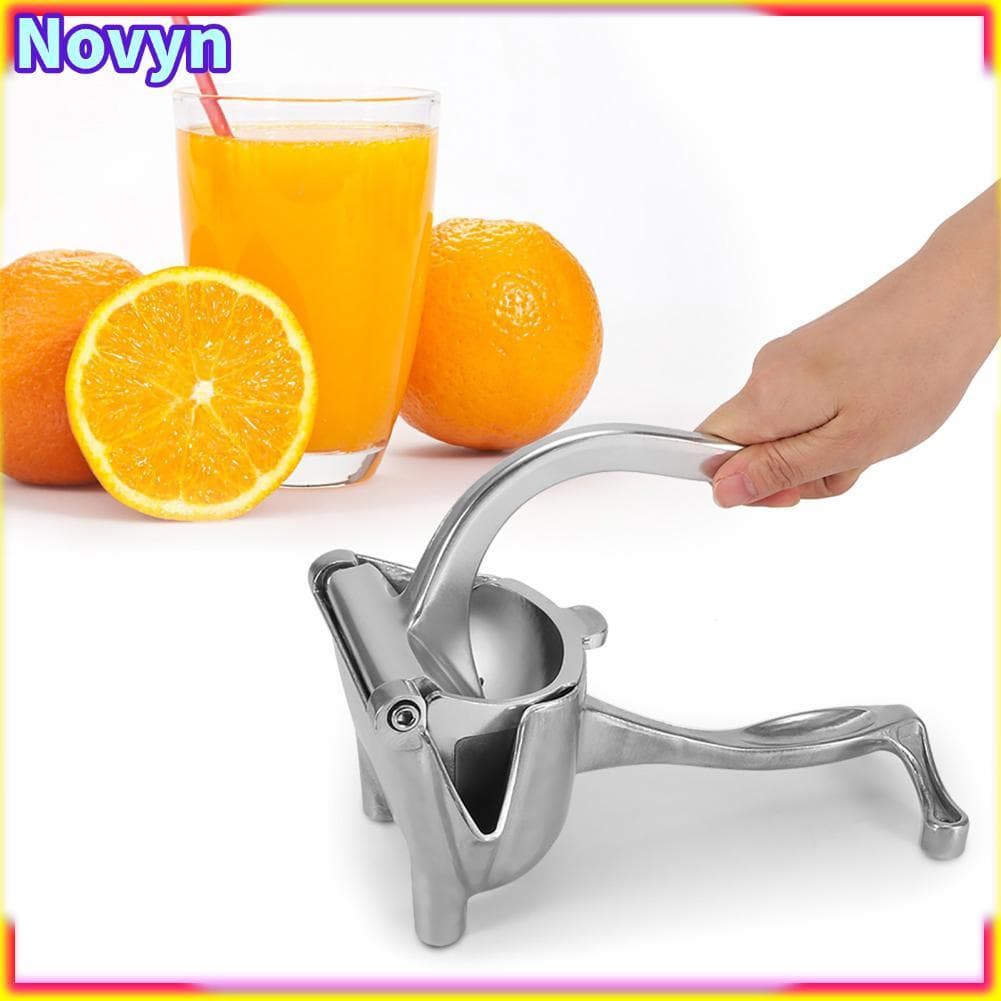 Novyn-br espremedor de frutas manual portátil espremedor limão laranja extrator ferramenta espremedor de alumínio