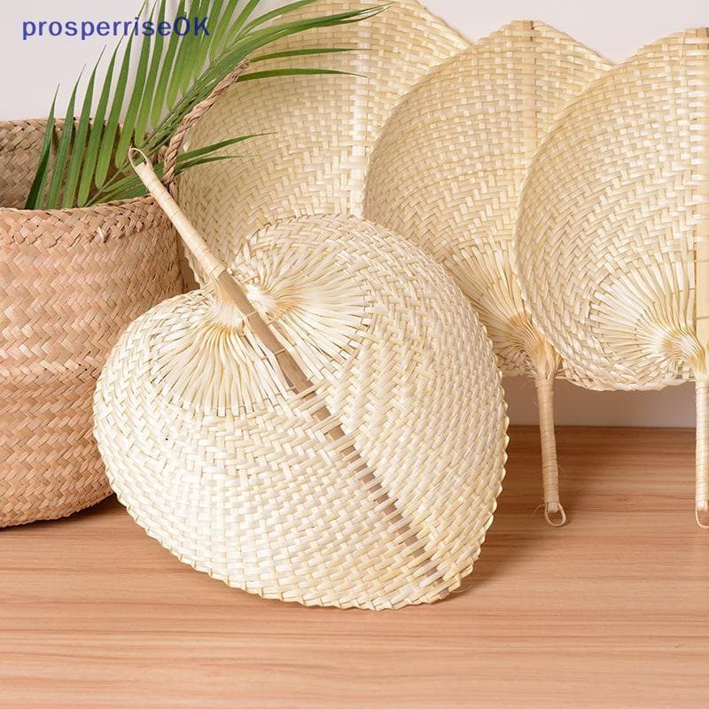 [newpros] Pushan Arts Leque Feito À Mão Em Formato De Pêssego Ventilador De Bambu Para Verão Ar Fresco DIY [pubr]